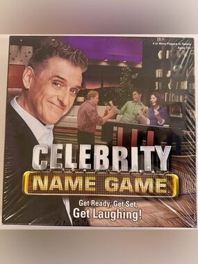 Celebrity Name Game Board Game Sealed Craig Ferguson Party Game 3000 Names